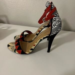 Multi color high heels